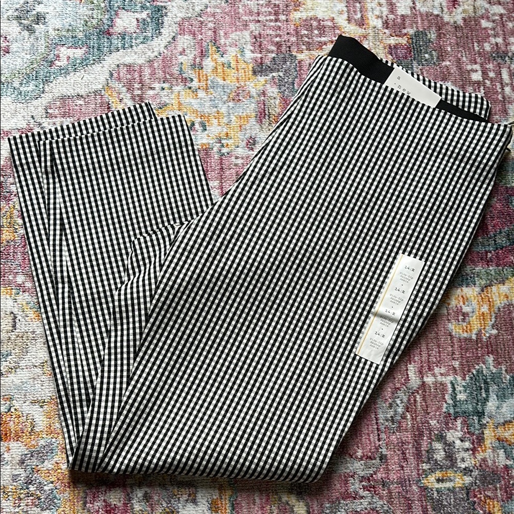 A New Day Black and White Skinny Striped Pants